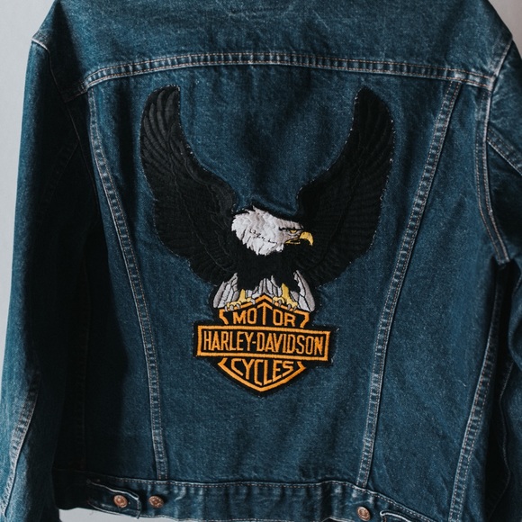 Vintage Levi’s Harley Davidson Jean Jacket - Picture 2 of 5